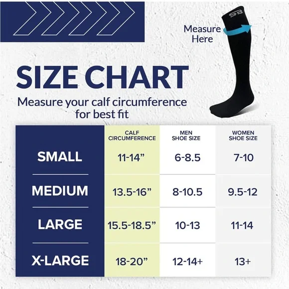 Black Compression Socks - Picture 4 of 10